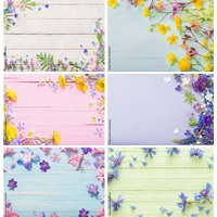 vinyl custom spring photography backdrops props flower wood planks photo studio background 2216 puo 07