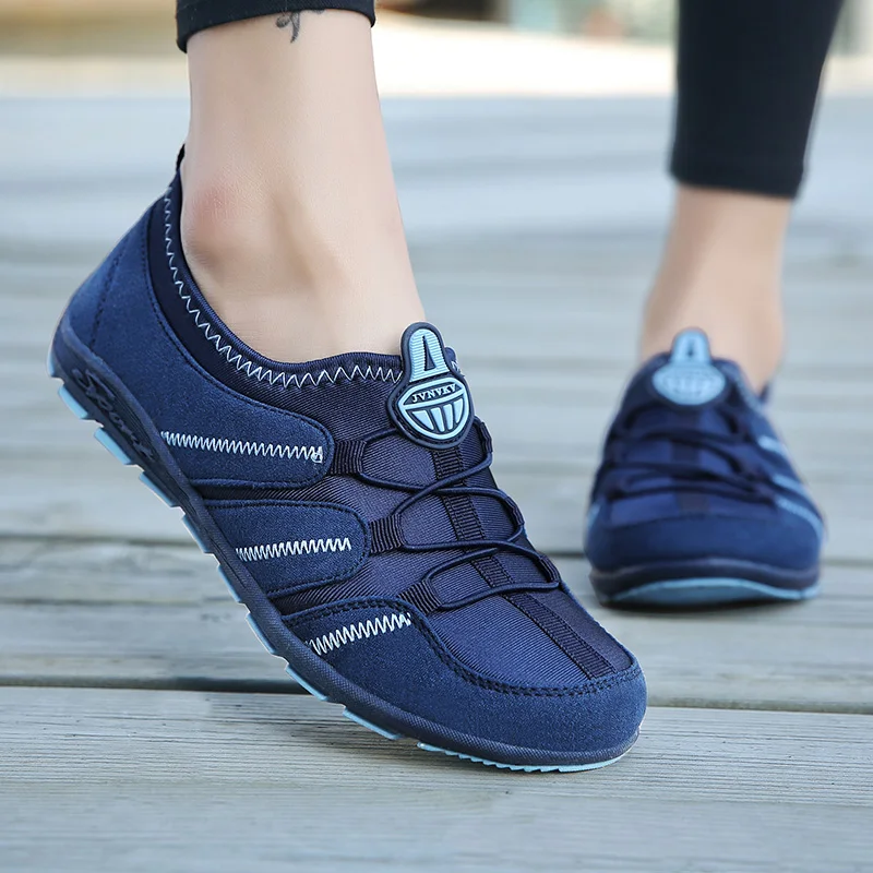 

Comemore 2023 дышащие женские весенние кроссовки для бега повседневные Лоферы для пожилых женщин слипоны обувь Falts 41 Zapatos De Mujer