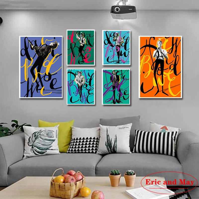 

Постеры Bowie рок Дэвид музыкальная группа певец звезда и фотография на стене эстетический декор комнаты показ