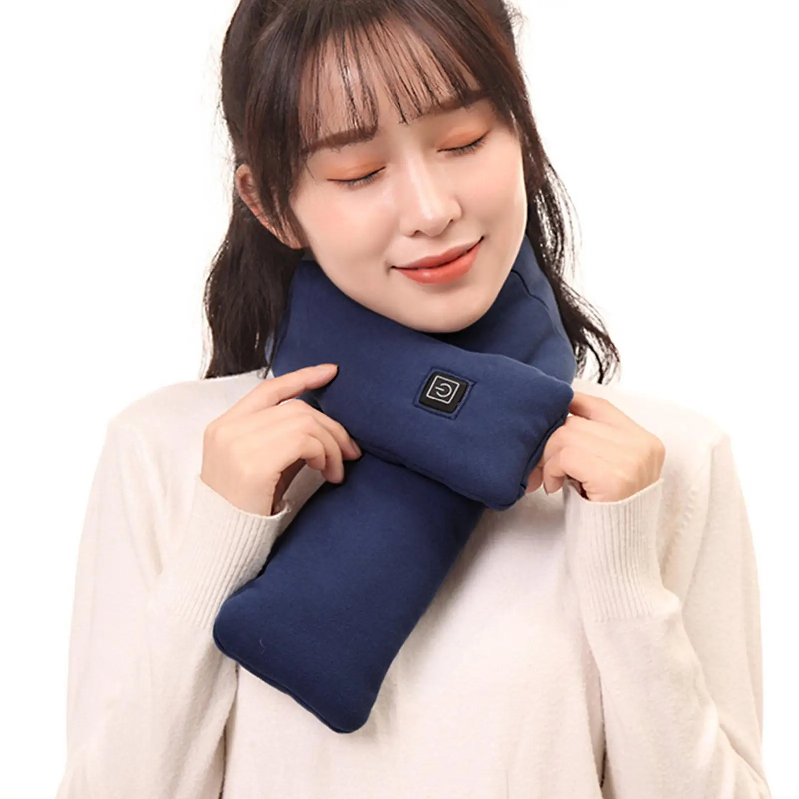 

Winter Heated Scarf 3 Level Adjustable Temperature Women Heating Scarf Keep Neck Warmer Electric Heating Neck Wrap USB Charging