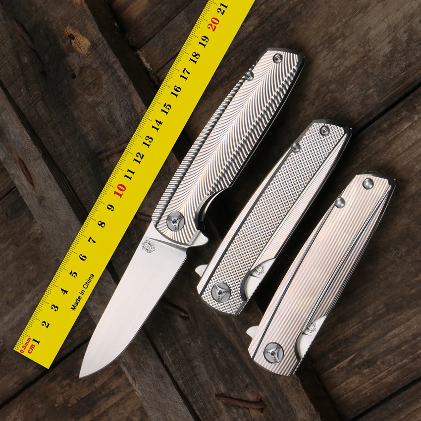 Складной нож Kanedeiia Specter, лезвие M390 из титанового сплава, ручка для кемпинга, рыбалки, тактики, кухни, выживания, повседневные инструменты
