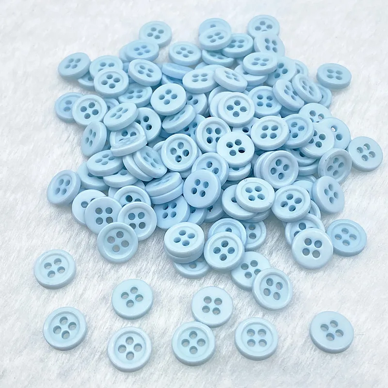 50 шт. круглые пуговицы из смолы 9 мм |
