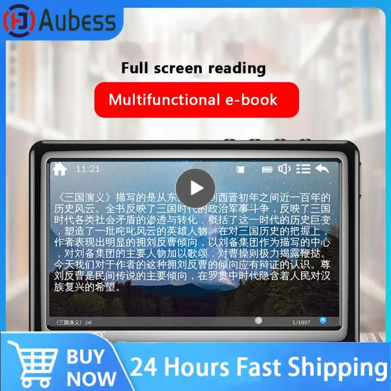 

Humanized Design 1080p Video Player 5-inch Touch Screen E-book Reader Image Browsing Video Playback Hd Mp5 Music Player