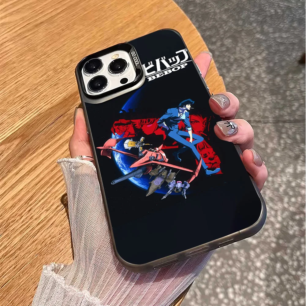 Bilibili C-Cowboy B-Bebop чехол для телефона iPhone 16 12 13 14 15 Pro Max Plus цветной гальванический