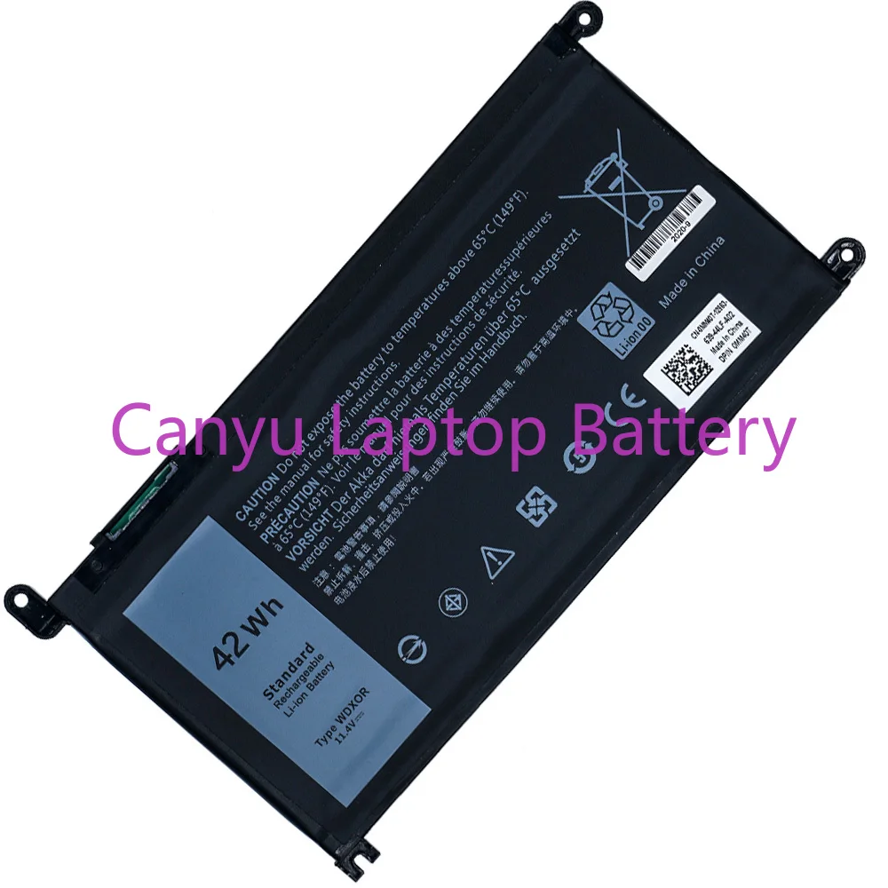 

WDX0R Battery For Dell Inspiron 13 5000 5368 5378 7368 7378 14 7000 7560 7460 5567 15MF T2JX4 3CRH3 P69G WDXOR PRO-1508T FW8KR