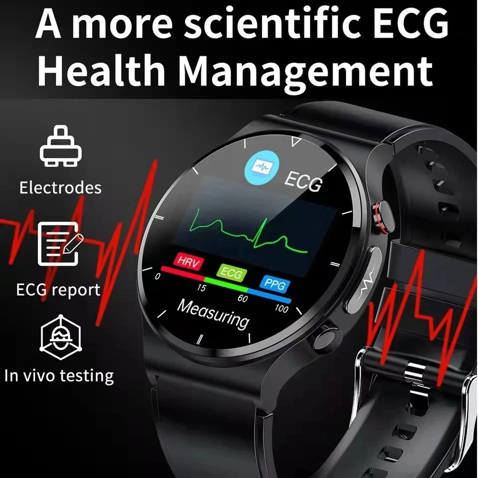 

LS 2022 Smart watch Men 360*360 HD Full Touch Screen Fitness Tracker Smart Watch Men ECG+PPG Heart Rate Monitor Blood Pressure