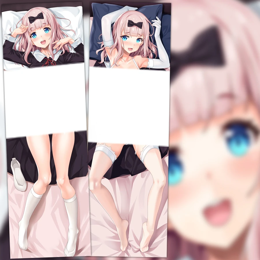 

Аниме игра Kaguya-Sama: Love Is War Fujiwara Chika Dakimakura обнимающая Подушка Чехол Otaku Мужская Подушка Наволочка подарок MX