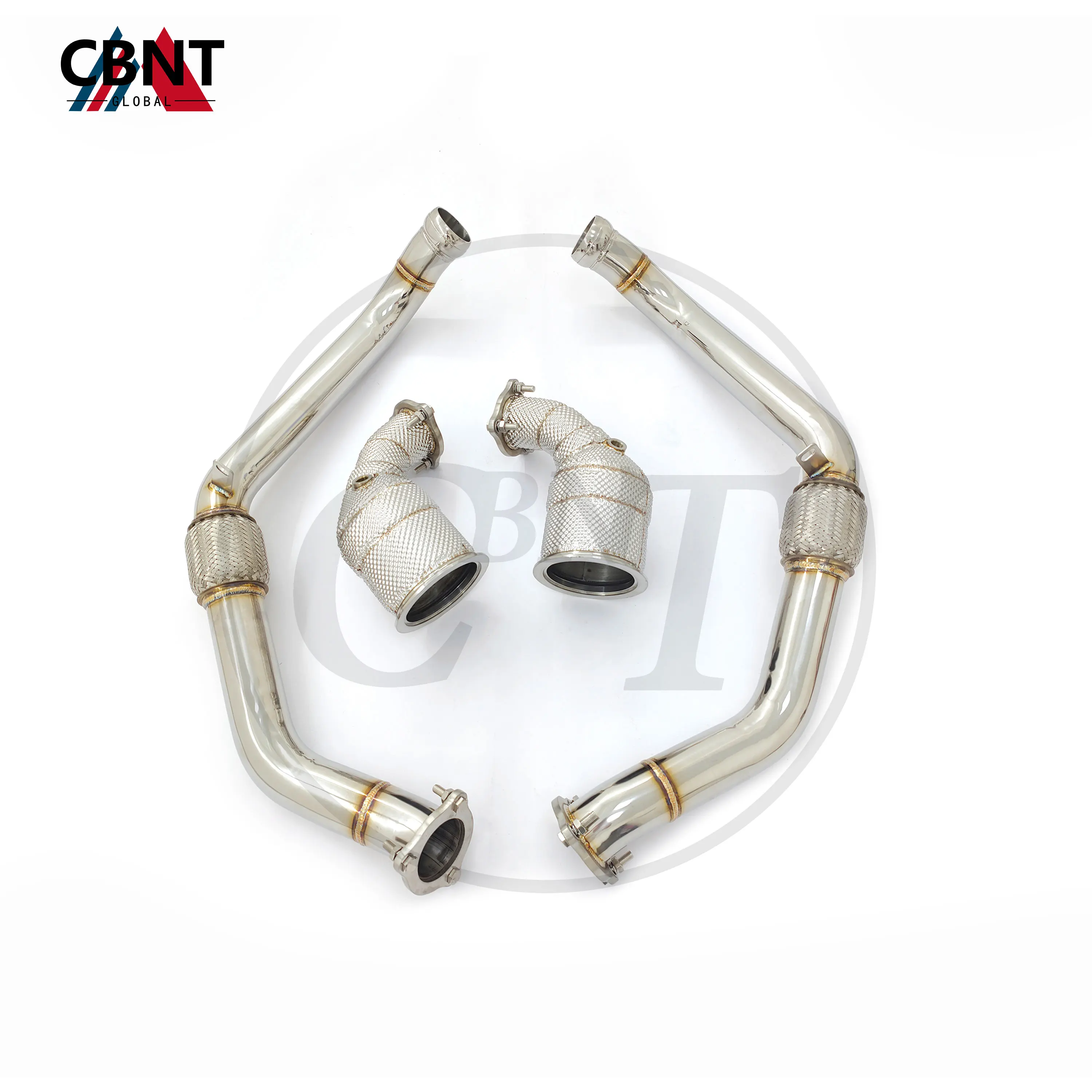 Система выхлопной трубы CBNT для Porsche Panamera 971 2 9 T передняя Труба и труба с тепловым