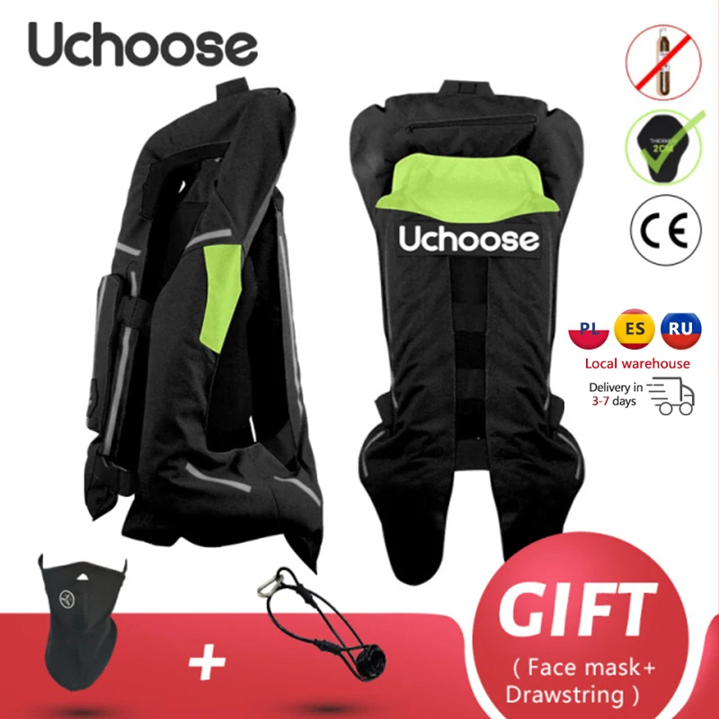 

Спасательный жилет для мотоцикла UCHOOSE CE, светоотражающая защитная подушка для езды на мотоцикле