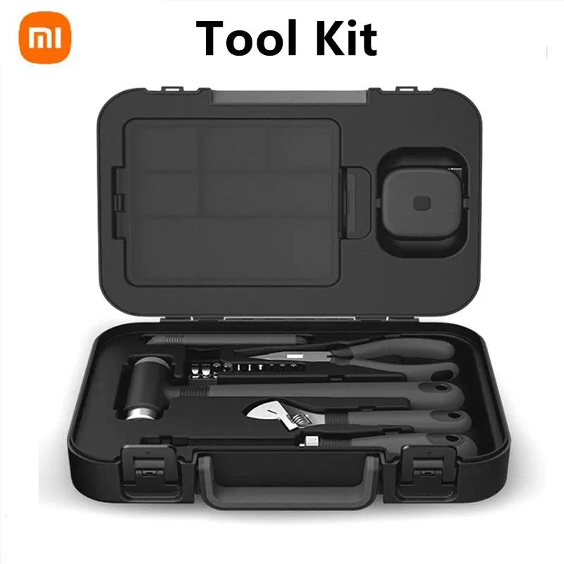 

Xiaomi MIIIW 16Pcs DIY Tool Kit Toolbox General Household Hand Tool With Screwdriver Wrench Hammer Tape Plier Knife Repair Tools