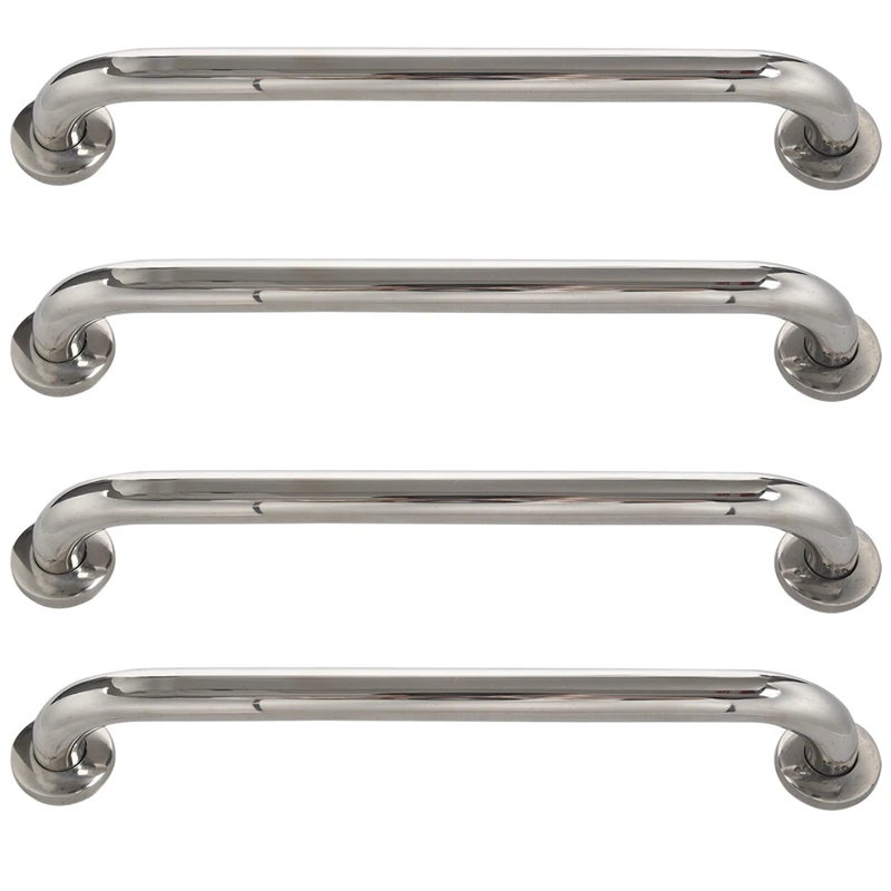 

4X New Bathroom Tub Toilet Stainless Steel Handrail Grab Bar Shower Safety Support Handle Towel Rack(40Cm)