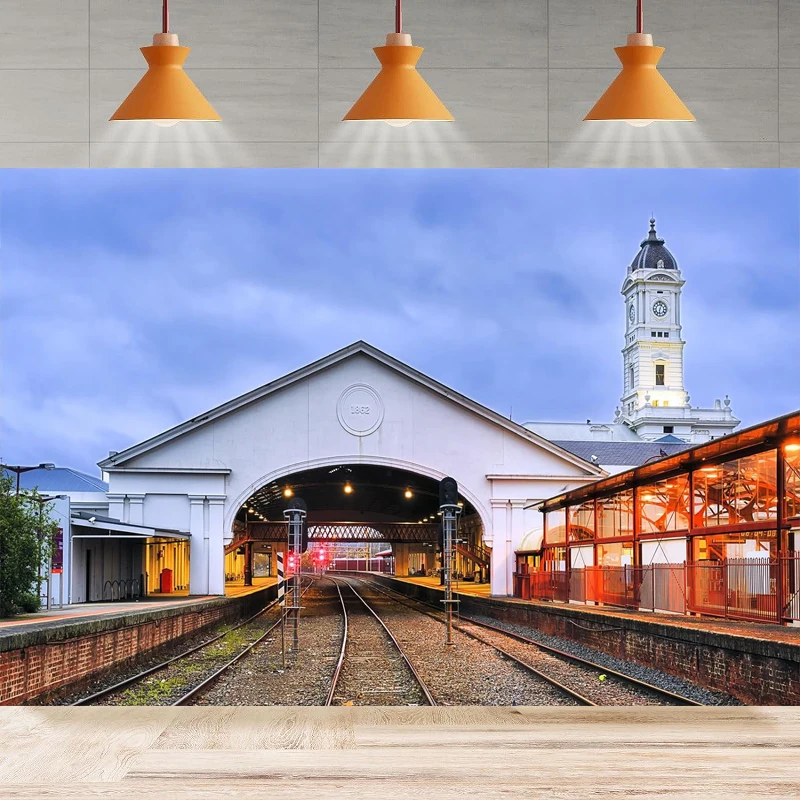 Фотофон на стену &quotСтанция поезда Виктория&quot