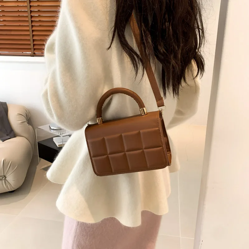 Модная Повседневная простая сумка модная Осенняя Новинка 2024 стильная маленькая