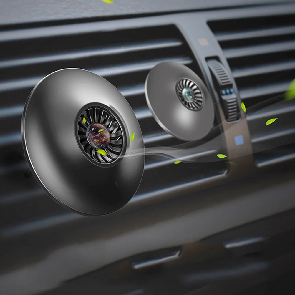

Car Perfume Clip Air Conditioning Outlet Aroma Decoration Conditioner 5*3cm Black Flying Saucer