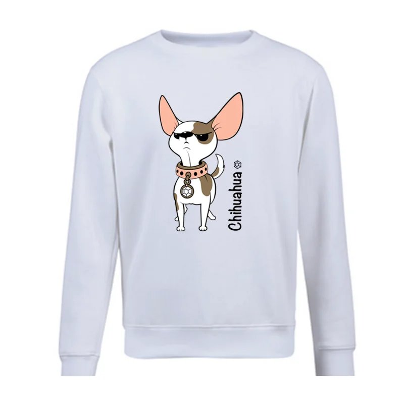 

Толстовка Чихуахуа для мужчин с надписью «I Love My Dog»; Новинка; Толстовка унисекс с принтом собаки; Повседневная Толстовка из флиса; Крутое пал...