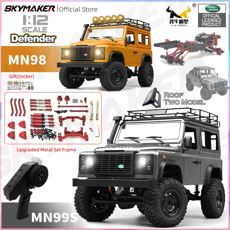 Mn99s Mn98 Масштаб 1:12 Rc Car 2.4g 4wd Rtr Версия С Дистанционным Управлением Литиевая Батарея