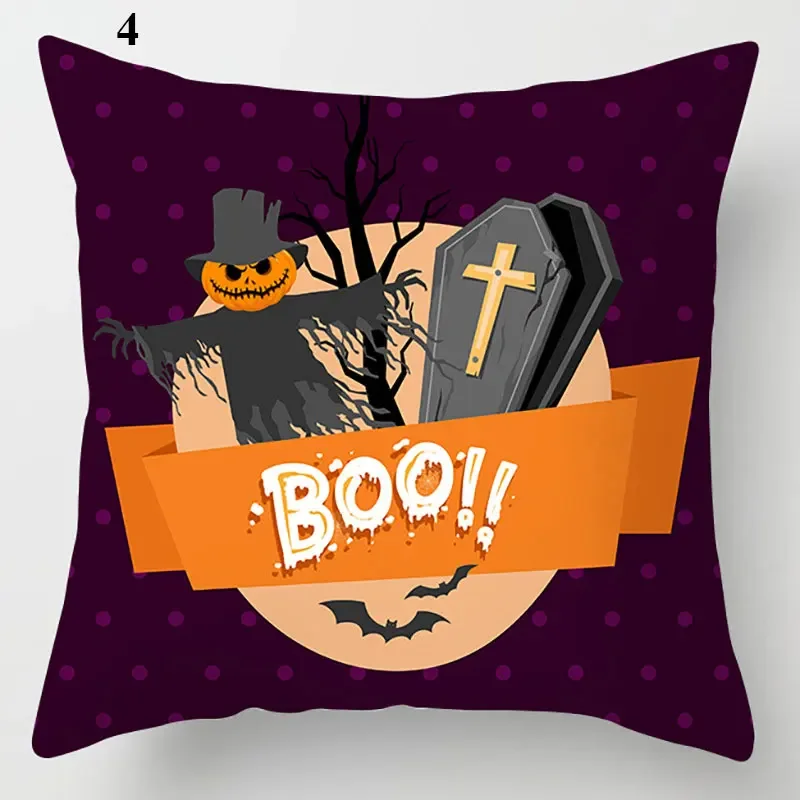 Подушка в стиле Хэллоуин с принтом для дома гостиной дивана украшение льняная