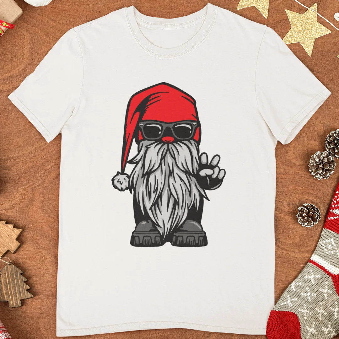 

Cool Christmas Dwarf Women T-shirts High Street Style Fashion Novelty Ladies Unique Print Design Women Casual Regular Tee Shirts