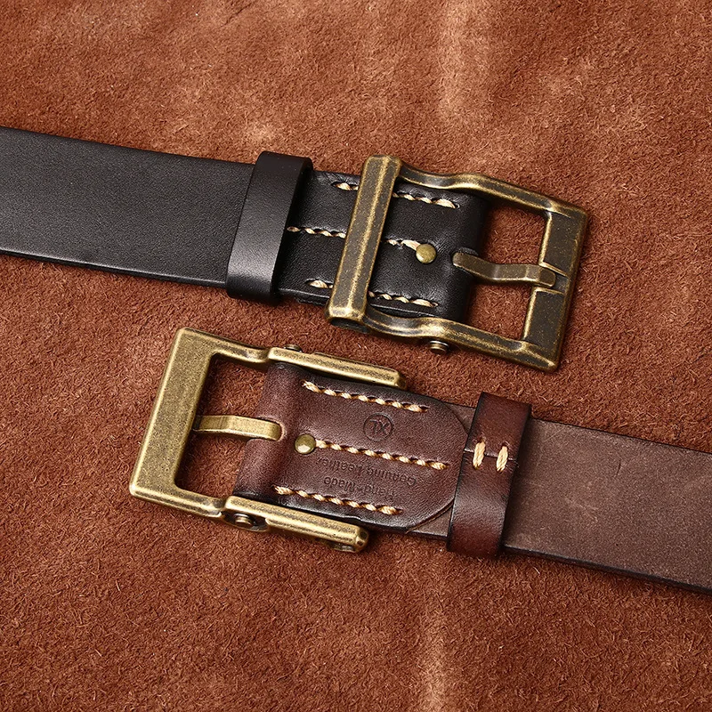 Мужской ремень ручной работы из натуральной яловой кожи высокого качества 3 9 см с
