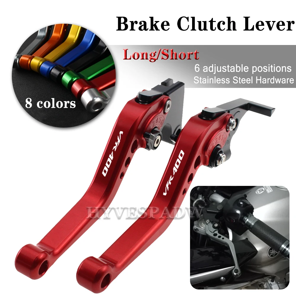 

Для HONDA VFR400 VFR 400 NC30 NC 30 1989-1992 мотоциклетные регулируемые ручки рычаги тормоза длинные/Короткие Рычаги Сцепления