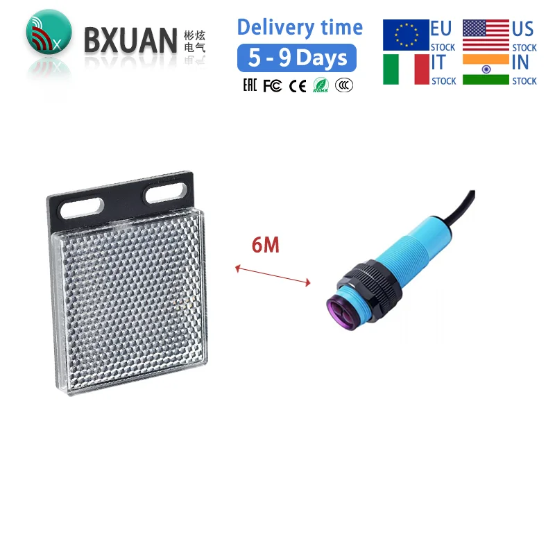 Датчик фотоэлектрического переключателя диффузного отражения E3F AC