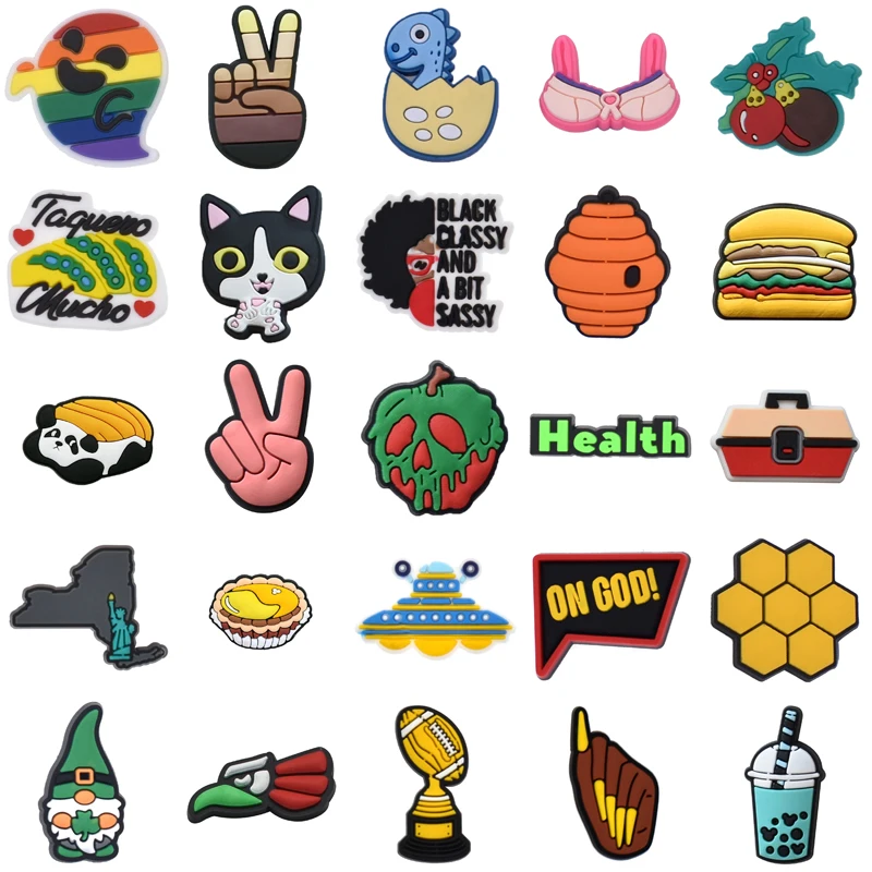 

Shoe Charms Boy Kids Gifts Decorations for Croc Women Charm Men Packs Set Jeans Para Pins Girl Wholesale Bulk Shoes Accessories