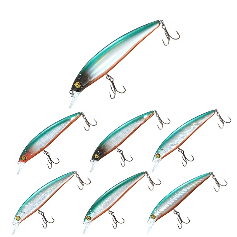 

OIMG Floating Minnow Fishing Lures 110mm 12g Artificial Bait 3D Eyes Wobbler Tackle For Pike Bass Carp Swimbait