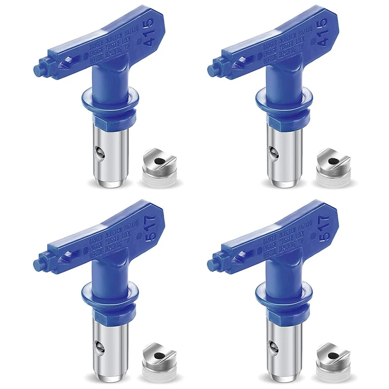 

4 шт., насадки для распылителя краски безвоздушные