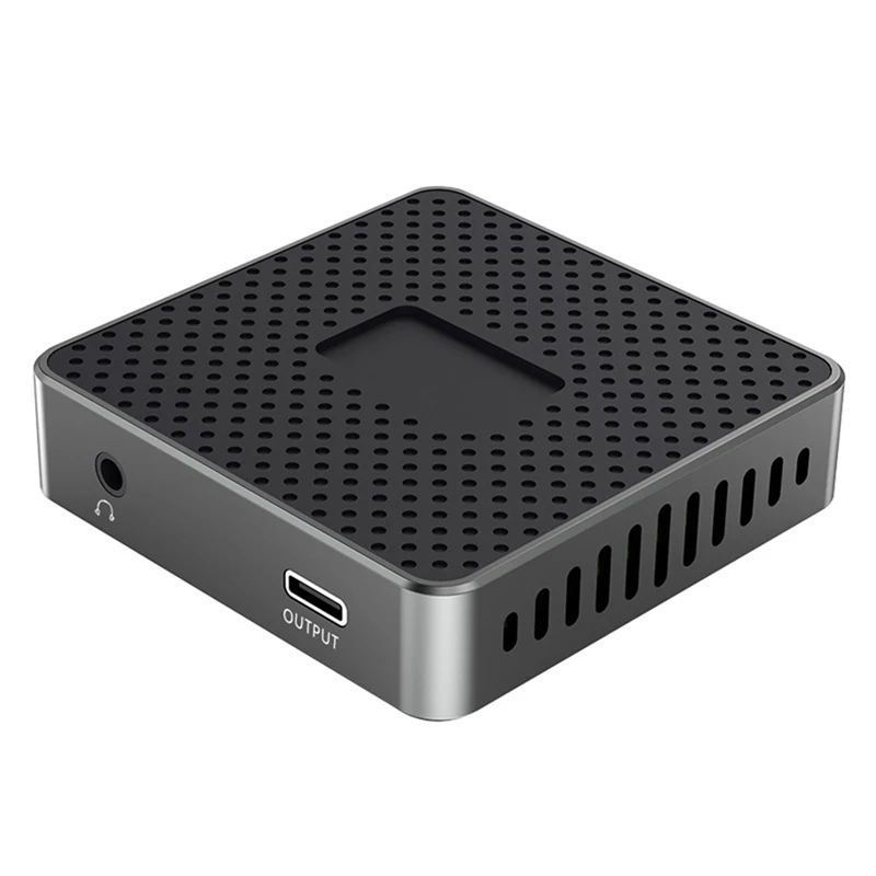 

HDMI-Compatible Capture Card Type-C to HDMI-Compatible 4K Video Capture Card Switch Game for PS5 Video Recording