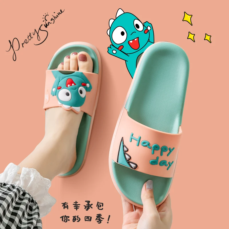 

2022 new summer and autumn female summer wear non-slip indoor residence home couple cute slippers 2933