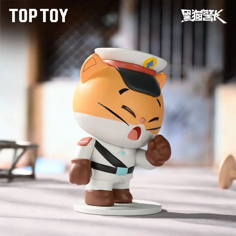TOPTOY Оригинальная серия фигурок «Чёрный кот-шериф: Погоня» в формате «слепой коробки». Милая фигурка, модное украшение для стола, коллекционный подарок на день рождения и игрушка. (art.: 3920dcbb643dd) - 3920dcbb643dd