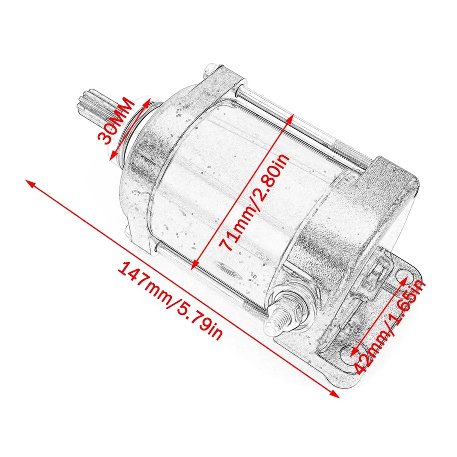 Фото Электрический стартер двигателя 12418559627   Совместим с BMW G310 G310R K03 G310GS K02 G 310 R GS 310R 310GS 2016-2020 гг. №5