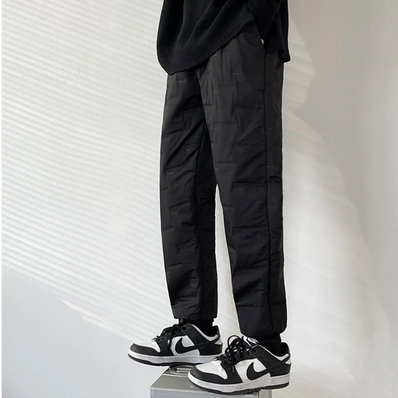 

Men's Warm Casual Pants Plus Size Loose and Thick Warm Drawstring Pants 2022 Autumn and Winter Comfortable Sports Pants