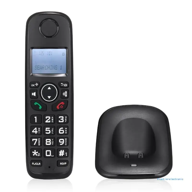 D1001 Professional Cordless Landline Phone with Caller Display Multi Languages DropShipping