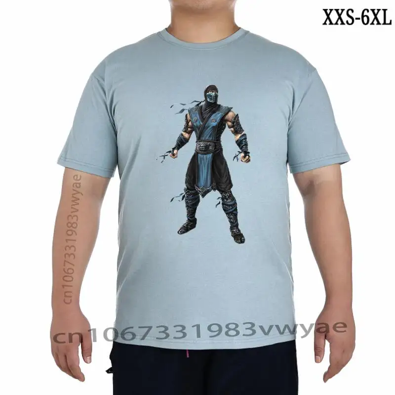 

Новинка, летняя футболка с принтом Mortal Kombat, Мужская хлопковая футболка с коротким рукавом, модные повседневные топы, крутая уличная одежда