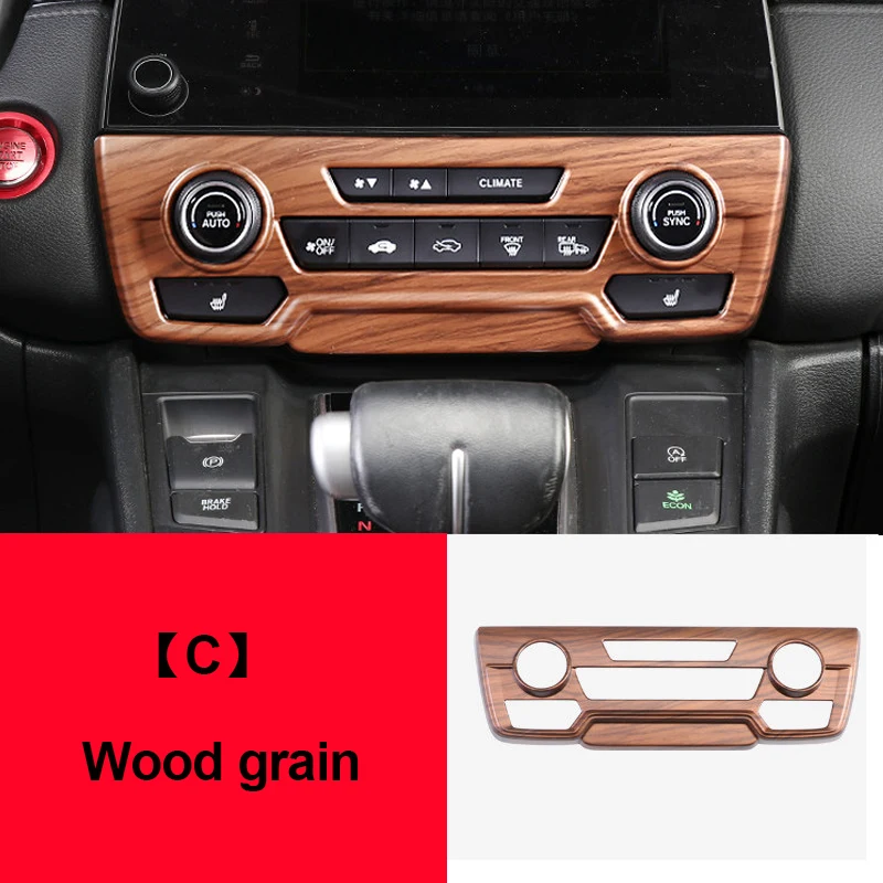 

ABS карбоновые автомобильные ручки кондиционера, накладка переключателя для Honda crv CR-V 2017 2018 2019 2020 2021 2022, аксессуары для интерьера