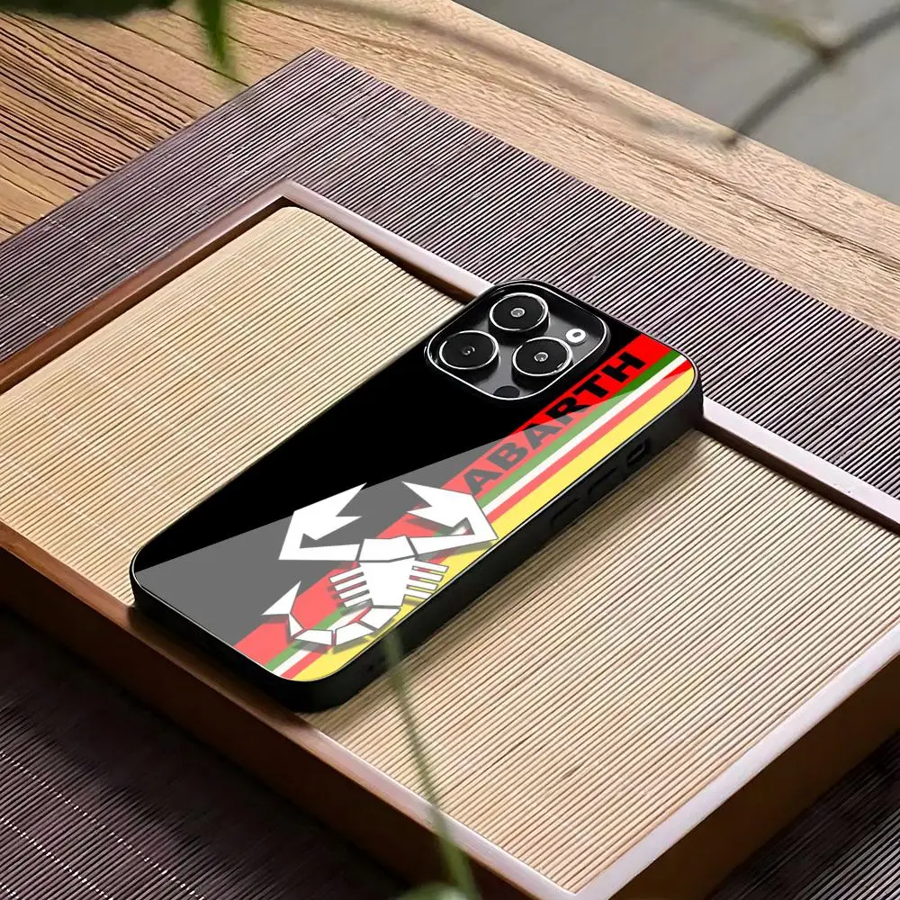 Автомобильный телефонный чехол A-abarthES для SAMSUNG S24 S22 S20 ULTRA S21 S30 23 Note5 S8 Plus S9 S10E Lite PC + TPU