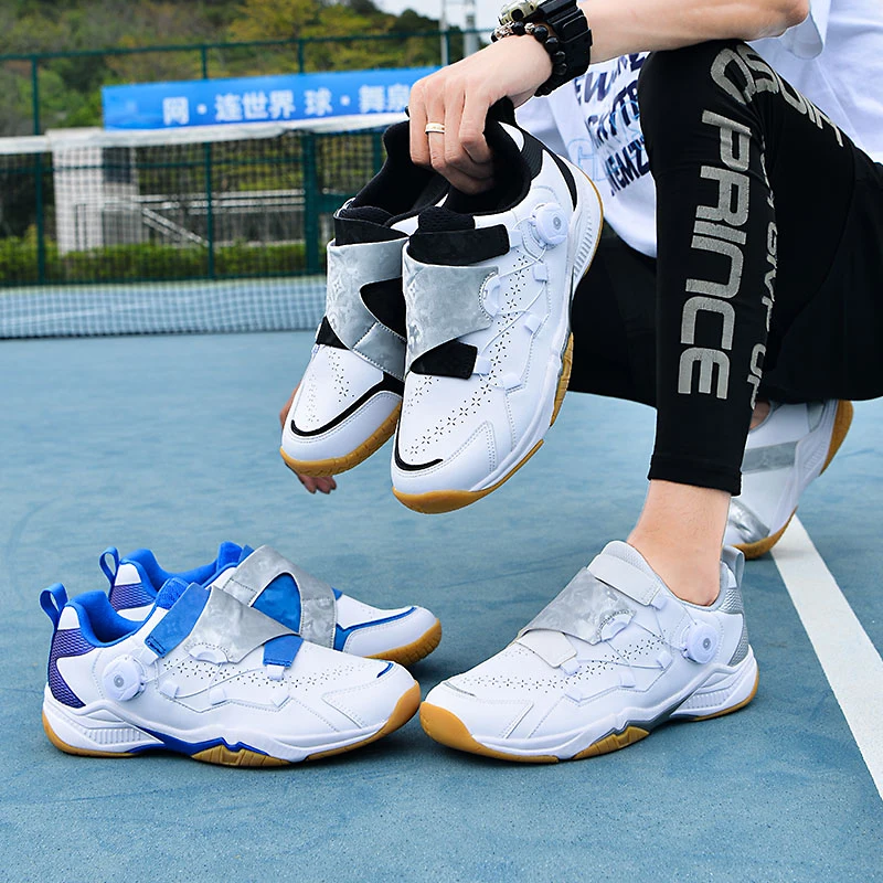 New badminton shoes men's and women's outdoor professional volleyball sports shoes, elastic light table tennis training shoes