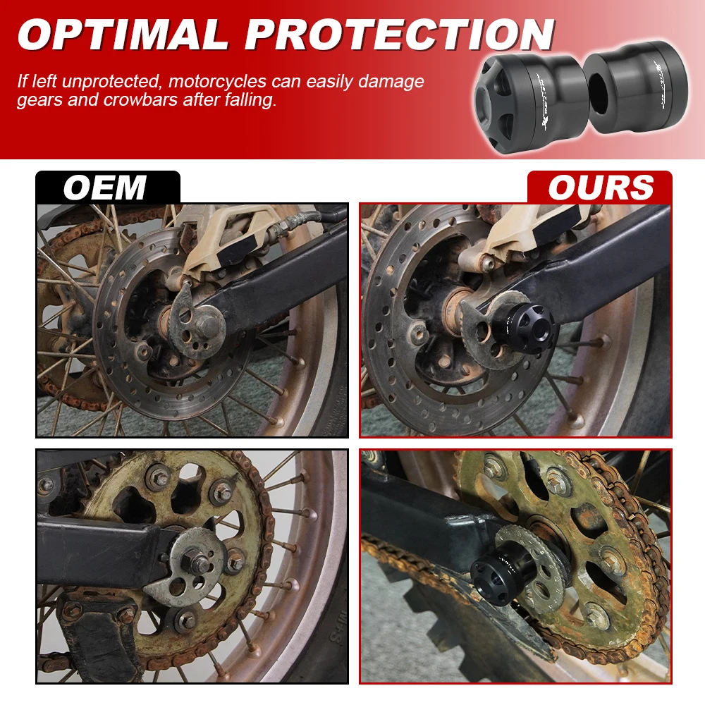 Задний мост слайдеры подставка винт катушки маятника для HONDA NC700X 2012-2017 NC700S 2012-2013