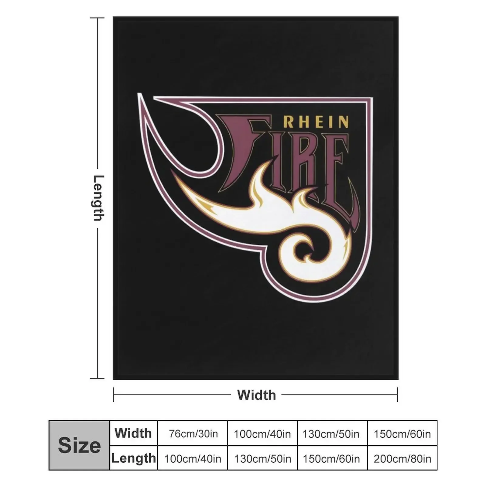 Классическое одеяло с винтажным логотипом Rhein Fire брендовые одеяла для диванов