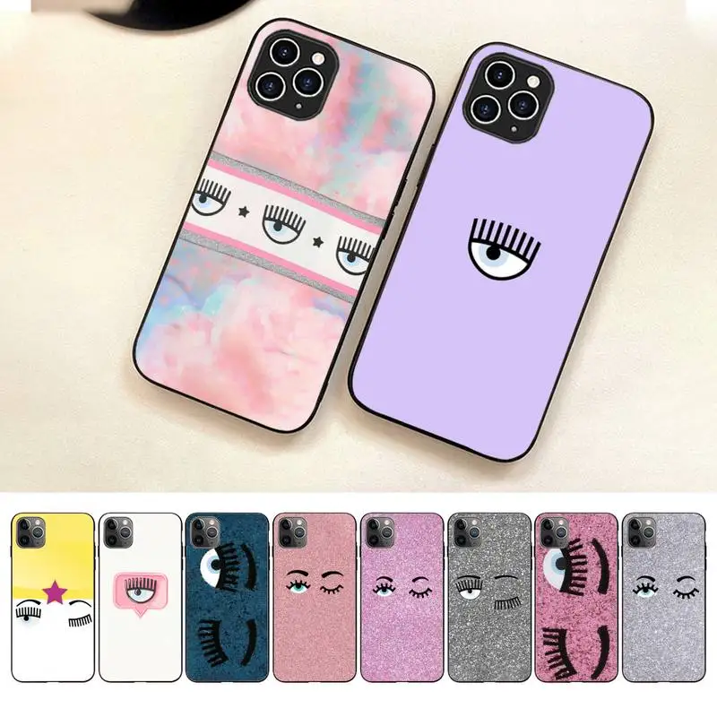 

Hot Ferragnie-s Eyes Chiara Phone Case For Iphone 7 8 Plus X Xr Xs 11 12 13 Se2020 Mini Mobile Iphones 14 Pro Max Case