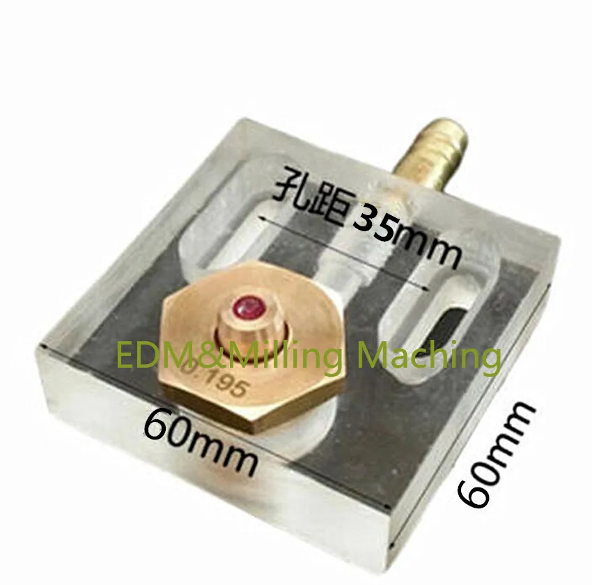 

1PC Wire EDM Part Spark Ruby 0.195mm 0.192mm 0.215mm Water Nozzle Guider Water Cooling Plate Panel For CNC Wire Cut Machine