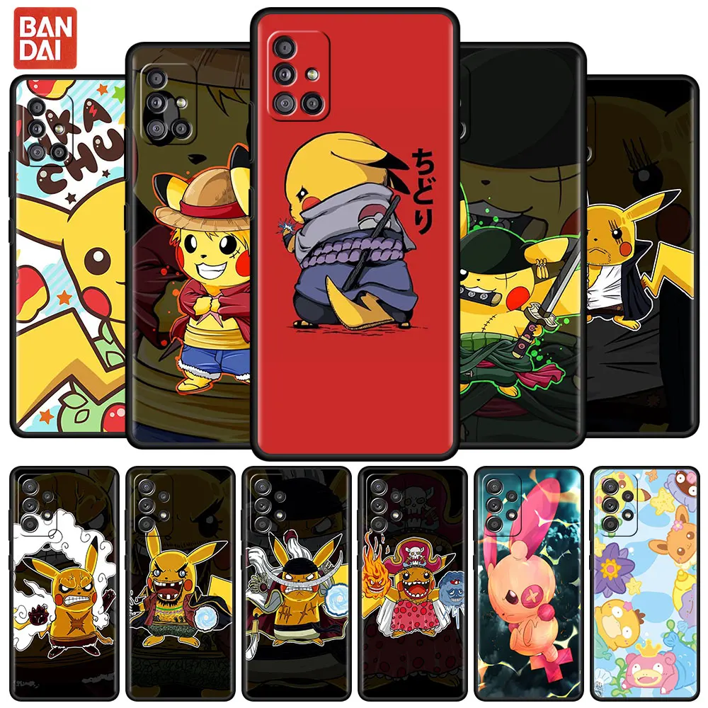 

Pokemon Cool Anime Cover For Samsung Galaxy A52 A51 A12 A21s Soft Phone Case A32 A71 A02s A31 A72 A22 A11 A41 Black Fundas Capas