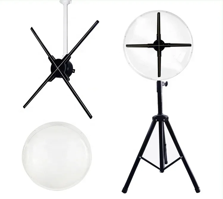 Оптовая продажа низкая цена 65 см дисплей голографический портативный 3d