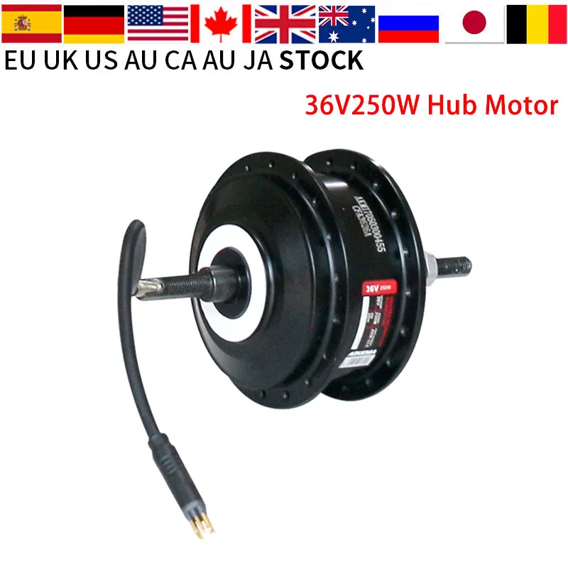 

Hub Motor 36V 250W High Speed Brushless Gear Ebike Without Rim Freewheel For Electric Motor For Bicycle Engine Conversion Kit