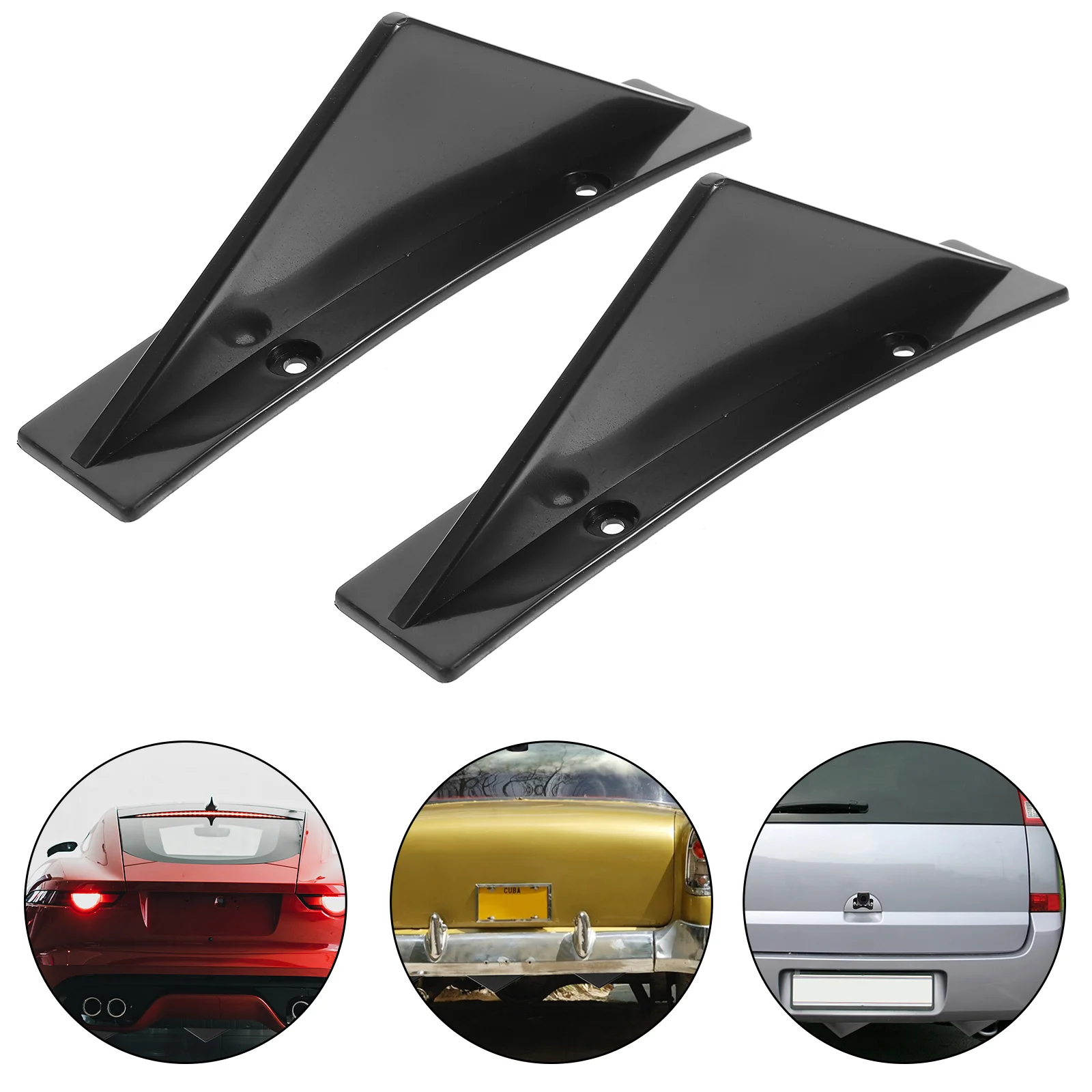 

Spoiler Rear Car Bumper Lip Fin Diffuser Suv Wing Accessories Sports Trunk Surrounded Truck Diversion Chassis Universal