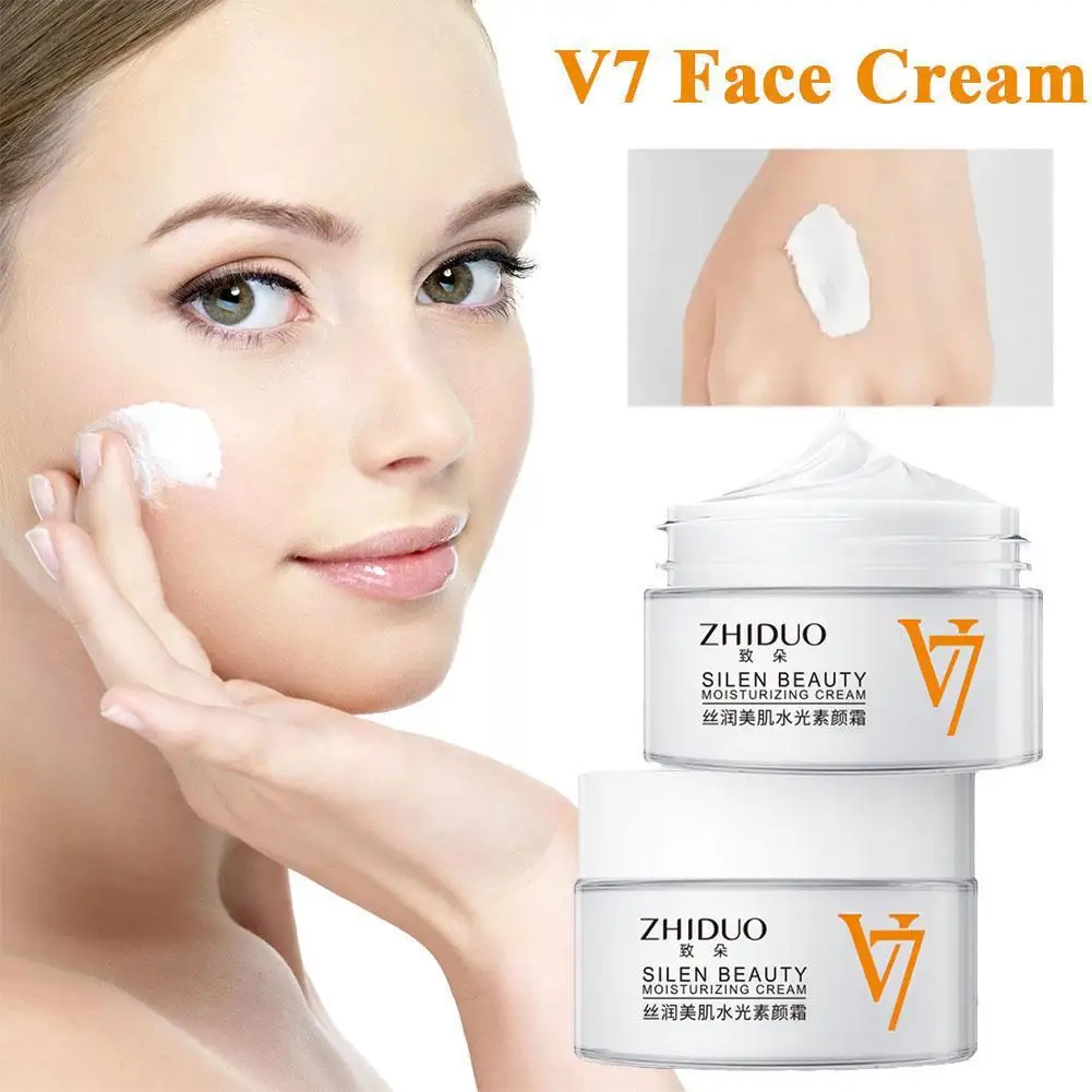 

40g V7 Deep Hydration Cream Moisturizing Brighten Tone-Up Cream Anti Wrinkle Whitening Anti-aging Essence Skin Care Face Cream