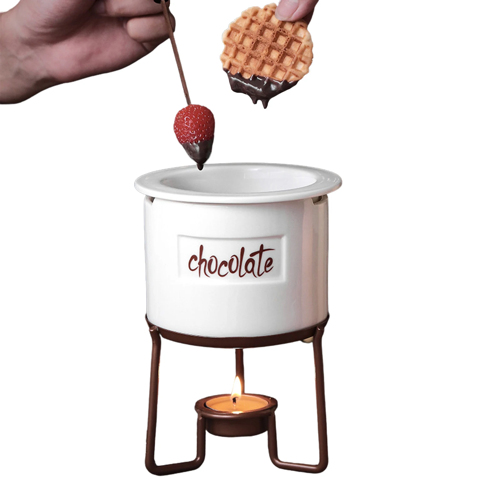 

Набор керамических мини-кастрюль для фондю, 350 мл