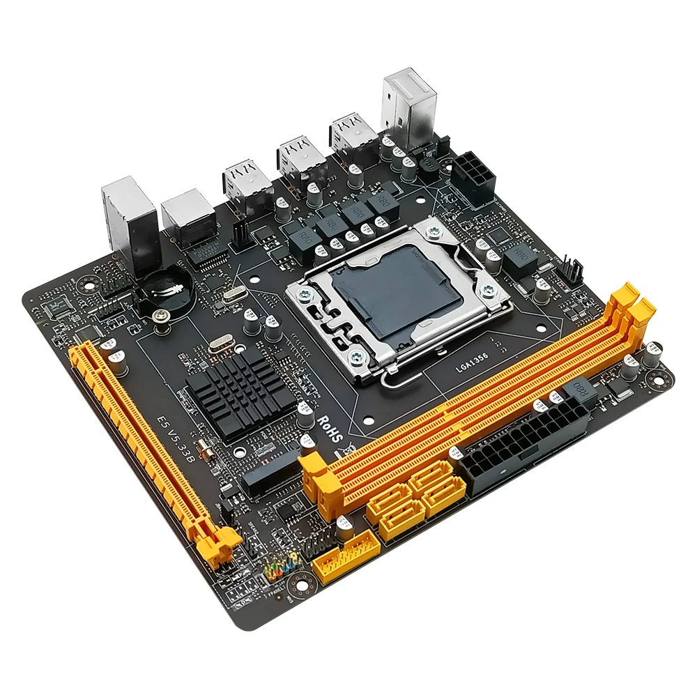 Machinist H61 чип LGA 1356 комплект материнской платы с процессором Xeon E5 2420 V2 + DDR3 8 Гб
