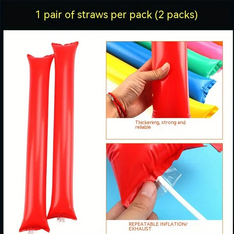 2 шт. надувная дубинка для болельщиков реквизит поддержки и хита ватин игры в мяч